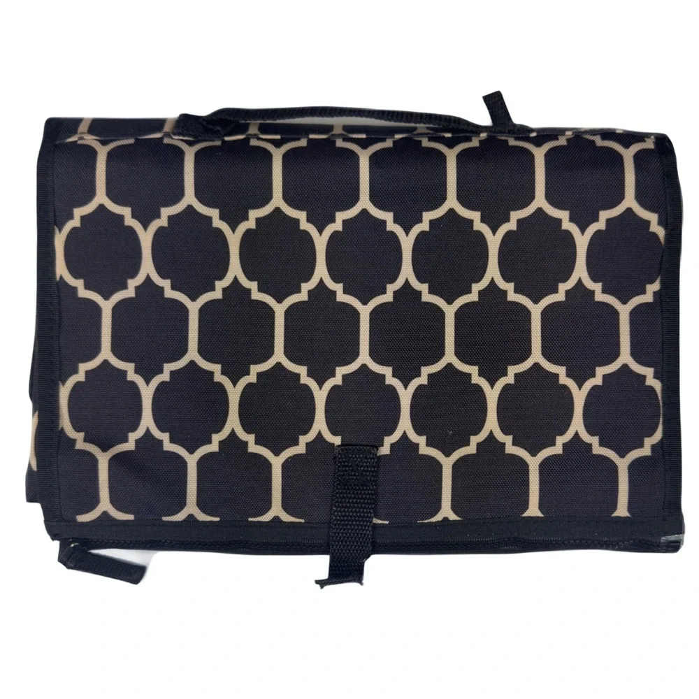 Skip Hop Travel Diaper Changing Pad Station & Bag Unisex black & tan